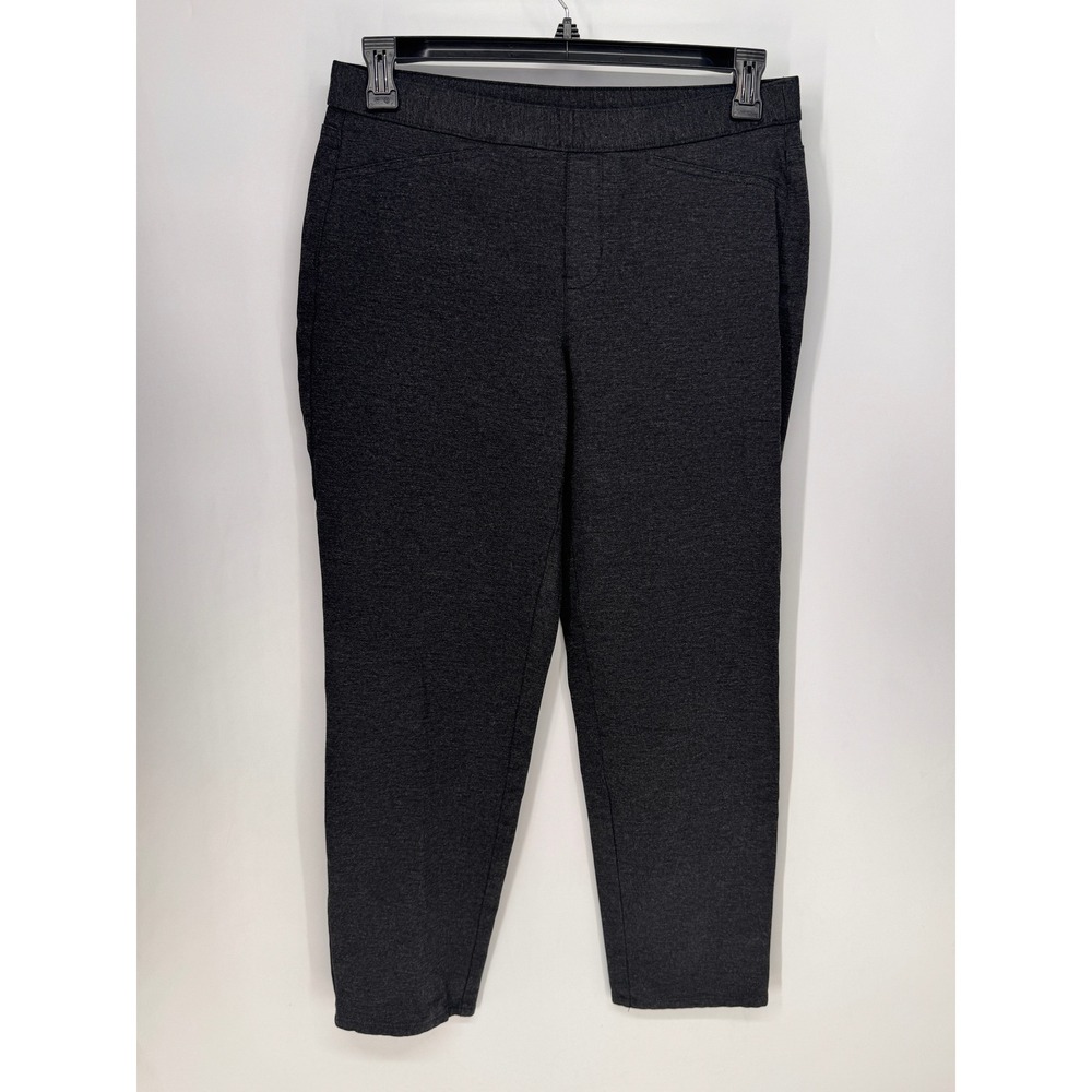J. Jill Pants Women Medium Gray Ponte Slim Leg Pull On Stretch Trousers Capsule